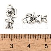 Little Girl Tibetan Style Zinc Alloy Charms TIBEP-Q033-107-3