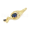 Brass Micro Pave Cubic Zirconia Pendants KK-D317-131G-2