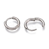 201 Stainless Steel Huggie Hoop Earrings EJEW-O095-05-19-3