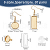 DIY DIY Blank Earring Making Kit EJEW-AB00034-2