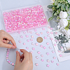 SOFPLATE 800Pcs 2 Styles Eco-Friendly Transparent Acrylic Beads TACR-SP0001-01C-3