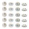Cheriswelry 100Pcs 4 Styles Pave Disco Ball Beads RB-CW0001-01-2