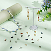   100pcs 5 colors Electroplate Glass Beads EGLA-PH0001-49-5