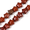 Natural Red Jasper Beads Strands G-Z080-A18-8mm-2