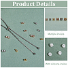   24Pcs 6 Styles Brass Beads FIND-PH0021-49-4