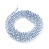 Electroplate Glass Beads Strands EGLA-I013-2mm-PL02-2