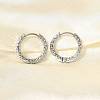 Non-Tarnish 304 Stainless Steel Grooved Hoop Earrings X-EJEW-M218-01B-P-4