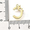 Brass Micro Pave Cubic Zirconia Pendants KK-M310-01G-03-3