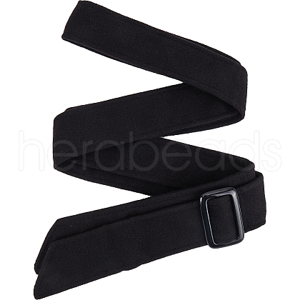Tie a Knot Cloth Waist Belts with Buckle AJEW-WH20003-08C-1