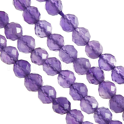 Olycraft 1 Strand Natural Amethyst Beads Strands G-OC0005-39-1