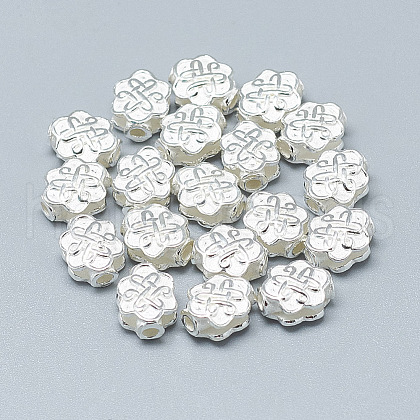 925 Sterling Silver Beads STER-T002-48S-1