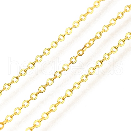 Rack Plating Brass Cable Chains CHC-M001-04G-01-1