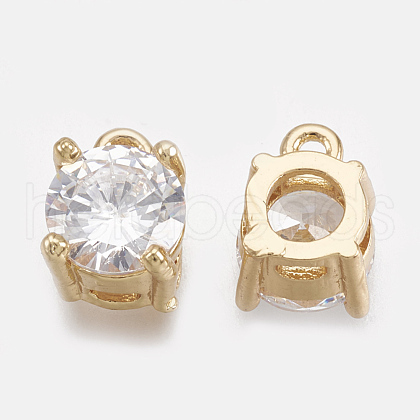 Cubic Zirconia Charms KK-S348-057-1