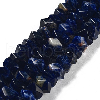 Natural Sodalite Beads Strands G-D091-A05-1