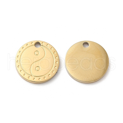 Ion Plating(IP) 316L Surgical Stainless Steel Charms STAS-H213-13G-1