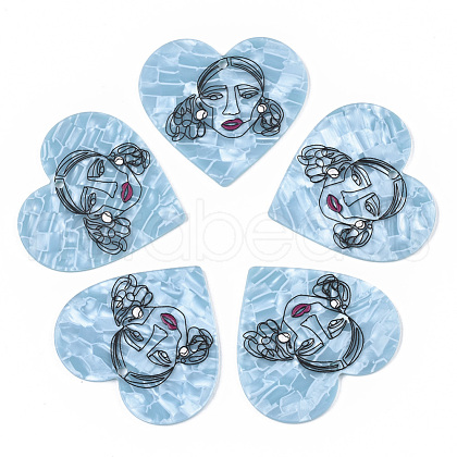 Acrylic Pendants X-KY-S163-081-1