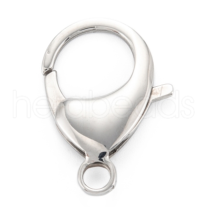 Non-Tarnish 304 Stainless Steel Lobster Claw Clasps STAS-C024-04P-1