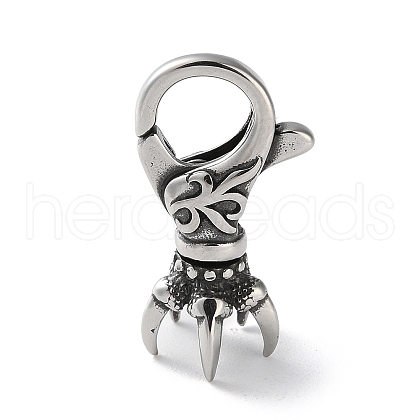 316 Stainless Lobster Claw Clasps STAS-D303-07AS-1