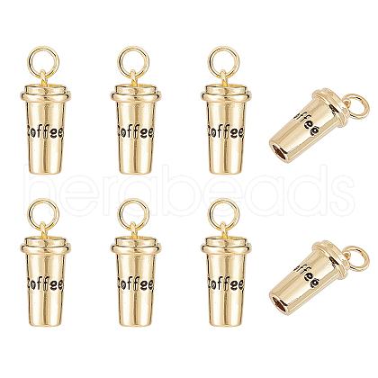 CHGCRAFT 8Pcs Brass Pendants KK-CA0003-60-1