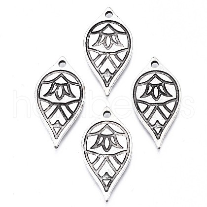 Tibetan Style Alloy Pendants PALLOY-Q441-060-RS-1