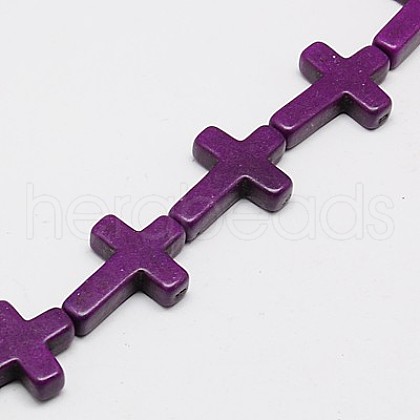 Synthetic Turquoise Beads Strands X-TURQ-G112-15x20mm-02-1
