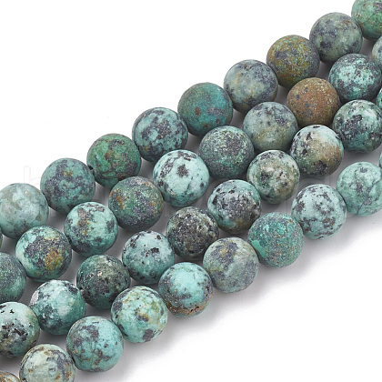 Natural African Turquoise(Jasper) Beads Strands G-T106-205-1