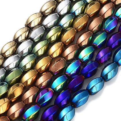 Synthetic Non-magnetic Hematite Beads Strands G-P545-G02-01-1