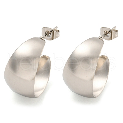 Tarnish Resistant 202 Stainless Steel Studs Earring EJEW-H003-39P-01-1