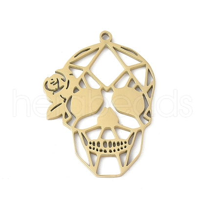 304 Stainless Steel Pendants STAS-E501-19G-1