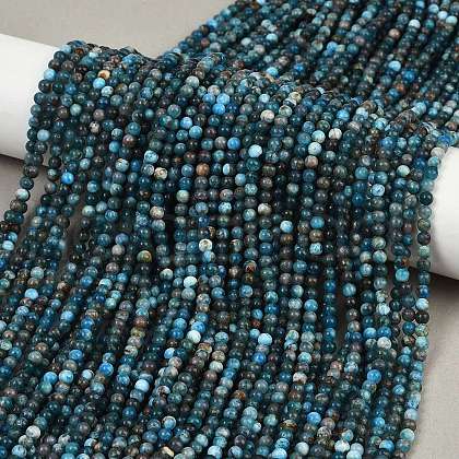 Natural Apatite Beads Strands G-RM250101-E2-1