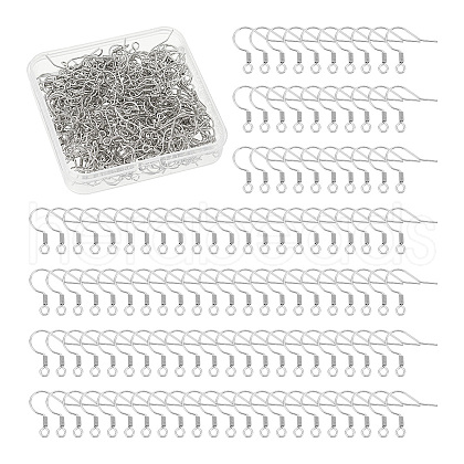 Unicraftale 300Pcs 304 Stainless Steel Earring Hooks STAS-UN0058-77-1
