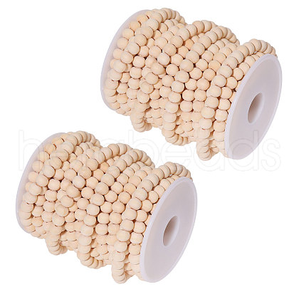 Wood Beads AJEW-CA00009-1