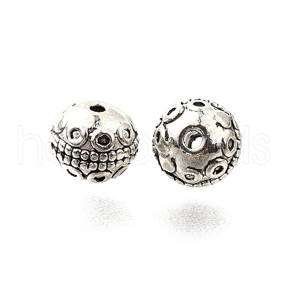 Tibetan Style Alloy Beads TIBE-L008-12AS-1
