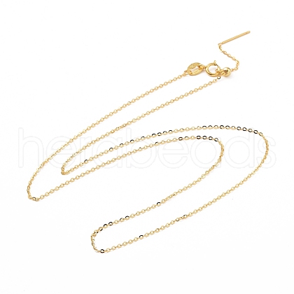 925 Sterling Silver Beadable Necklaces STER-I021-01G-1