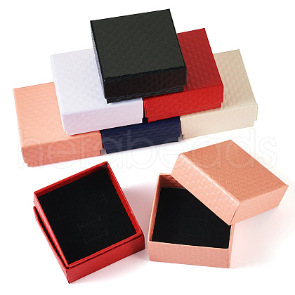 Rhombus Textured Cardboard Gift Storage Boxes CON-TAC0010-03B-04-1