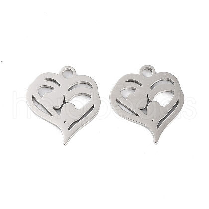 Non-Tarnish 316 Stainless Steel Charms STAS-C096-12B-P-1