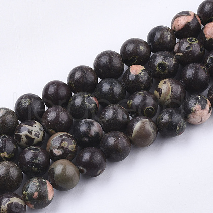 Natural Plum Blossom Jasper Beads Strands G-T126-03B-1