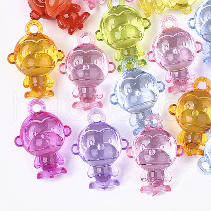 Transparent Acrylic Pendants X-TACR-S133-105-1