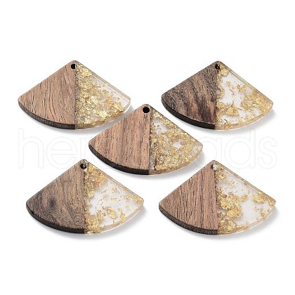 Wood and Resin Pendants FIND-Z022-01B-1