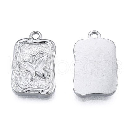 Non-Tarnish 304 Stainless Steel Pendants STAS-N098-204P-1