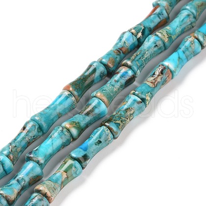Natural Imperial Jasper Beads Strands G-P475-01E-1