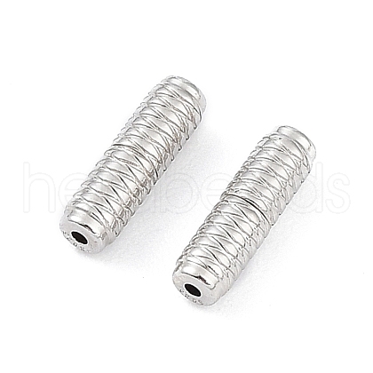 Anti-Tarnish Rhodium Plated 925 Sterling Silver Screw Clasps STER-K173-07P-1