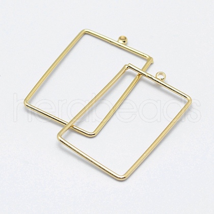 Brass Pendants KK-F727-26G-NF-1