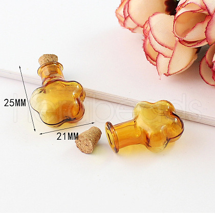 Miniature Glass Bottles MIMO-PW0001-035G-1