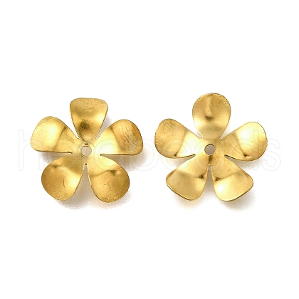 304 Stainless Steel Bead Caps STAS-B087-10G-G-1