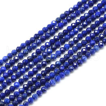 Natural Lapis Lazuli Beads Strands G-S152-07-2mm-1