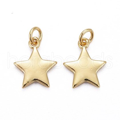 Brass Pendants X-KK-Z008-16G-1