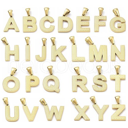 26Pcs Ion Plating(IP) 316L Surgical Stainless Steel Pendants STAS-Q247-01G-1