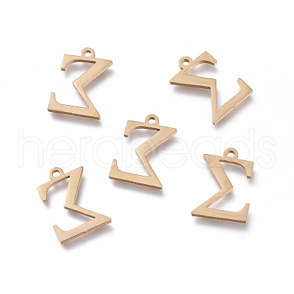 304 Stainless Steel Charms STAS-L263-17G-1