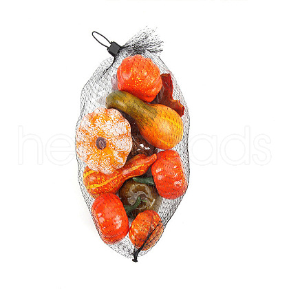 Foam Imitation Pumpkin Acorn Pine Cone Decorations Ornaments HULI-PW0002-049F-1